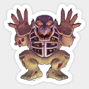 D'Compose the subturanian undead Inhumanoid Sticker